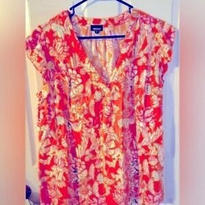 Women's Jones New York Collection sleeveless blouse size 1X